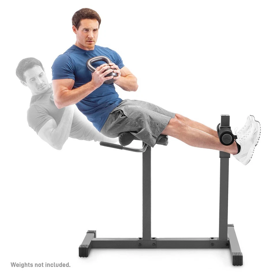 Hyper Extension Bench Back Core Strengthening Roman Chair Adjusts MARCY JD3.1 - Image 4 of 4
