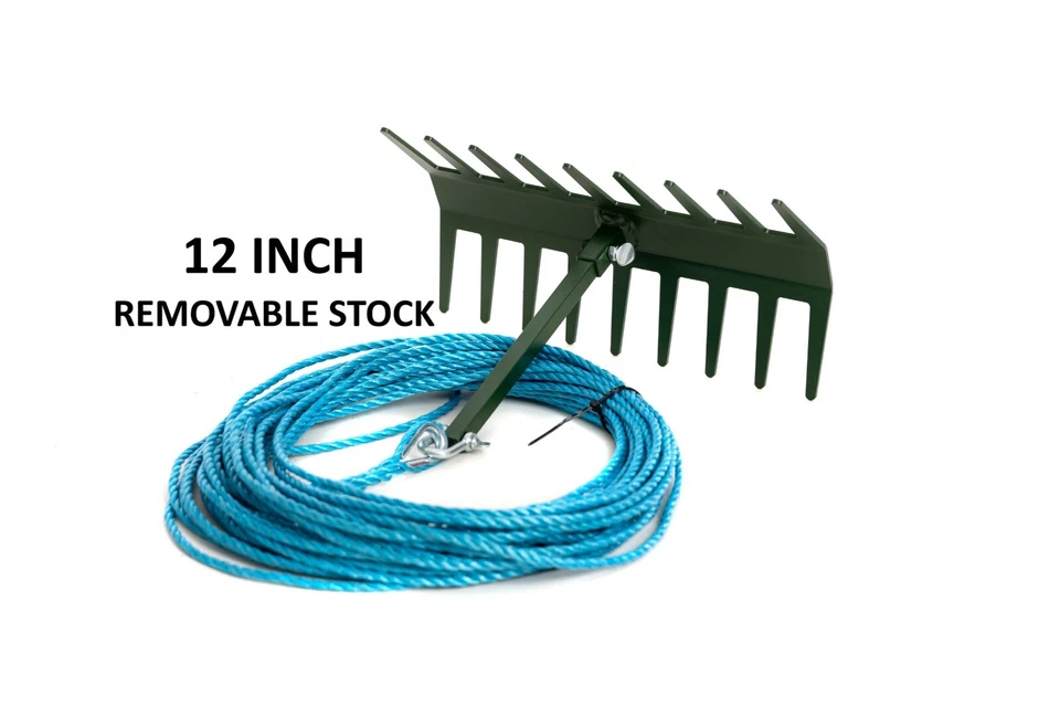 JAKE'S RAKES ALL SIZES FROM 4.5 INCH TO 72INCH POND WEED RAKES LAKE WEED REMOVAL - Image 4 of 4