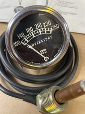 Stewart Warner 82210-72 Water Temperature Gauge Black 72 Inches 100-250