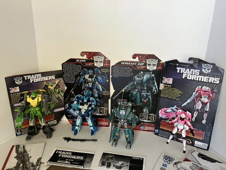 Transformers G1 Character Lot Optimus Prime Megatron Generations Drift Dinobots - Image 4 of 4