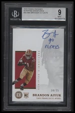 2020 Panini Encased #SCS-BA Brandon Aiyuk Scripted Signatures BGS 9 #/75