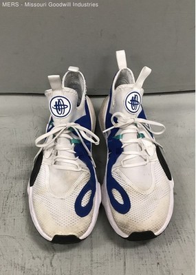 Nike Mens Zoom 2K AO1697-102 White Blue Mesh Lace-Up Athletic Shoes 10.5