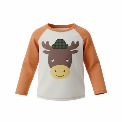Alex & Jack Cute & Adorable Boys Reindeer Long Sleeve T-shirt Size 5 EUC 