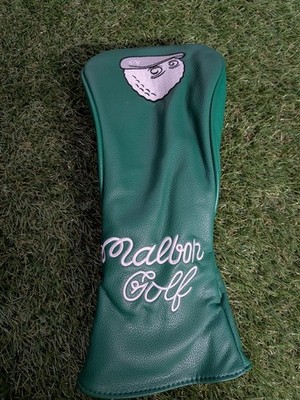 Neu Malbon Golf Driver Holz Headcover Schlägerabdeckung Green Masters Schlägerschutz 