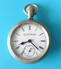 Elgin c1894 18S 7J M5 G73 Pocket Watch Keystone Silveroid Case Cleaned Runs