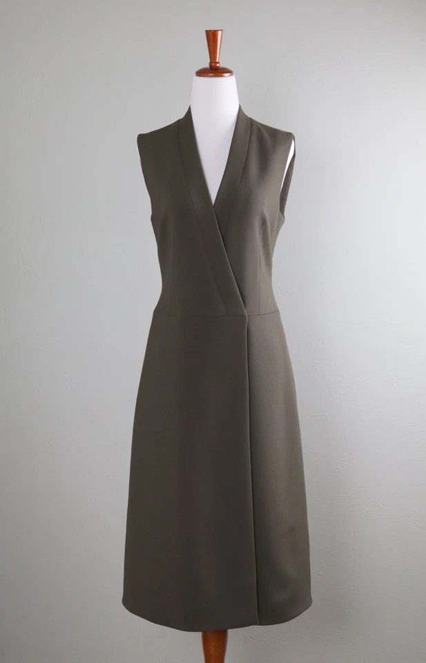 BCBG MAX AZRIA $398 Elisabeth Wrap Trench Vest Jacket Dress Size XXS / 2XS - Image 3 of 4