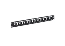 NEW ICC IC107BP241 Flush Mount Blank Patch Panel - 24 Ports x RJ-11 1U High 19"
