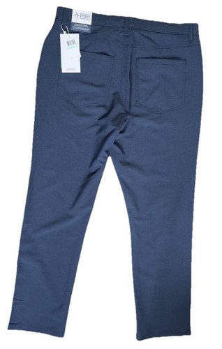 $ 85 Original Penguin Herren Tech 5 Pocket Golfhose - Black Iris - Größe 32W 32L - Bild 7 von 9