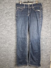 Ariat Real Jeans Womens 30L Blue Denim Bootcut Western Riding Stretch 10011682