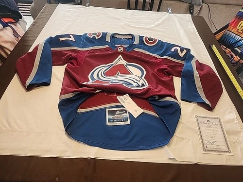 2023-24 Colorado Avalanche Johnathan Drouin Game Worn MiC NHL Hockey Jersey COA
