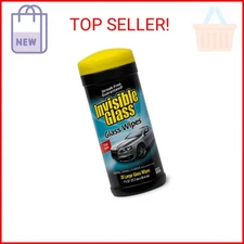 Invisible Glass 90166 Large Glass Cleaning Wipes for Streak-Free Windows, Mirror