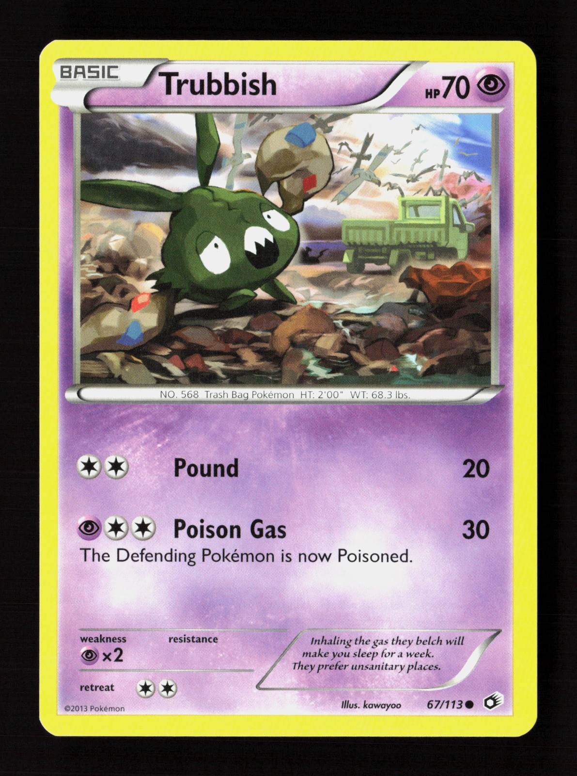 Trubbish Common Legendary Treasures 67/113 NM