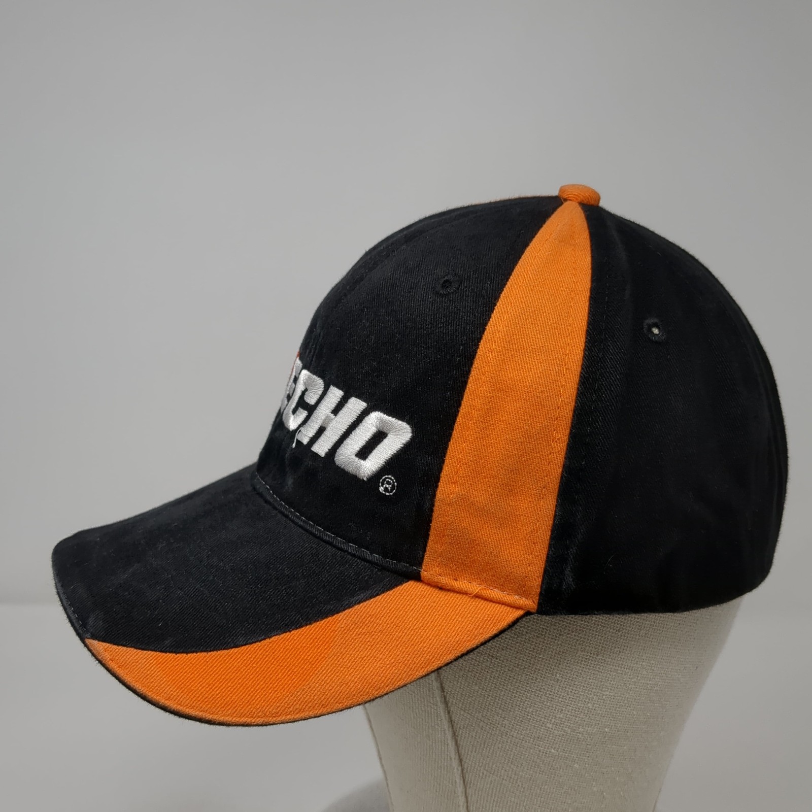 Echo Strapback Hat Black One Size Adjustable Embr… - image 3