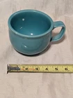 FIESTA Turquoise Blue 16oz  Retired JUMBO COFFEE CUP Made in USA