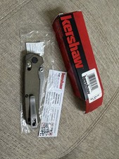 Kershaw Bel Air DuraLock OD Green Micarta Folding MagnaCut Clip Point Knife