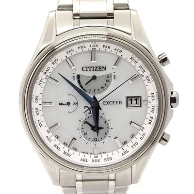 CITIZEN EXCEED AT9130-69W H820-000F901 41 mm Used Watch Eco-Drive White