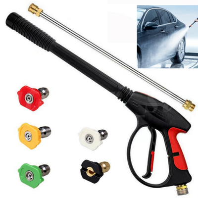 #ad M22 High Pressure Washer Spray Gun Kit Extension Lance Optional 30 50 FT Hose $37.99