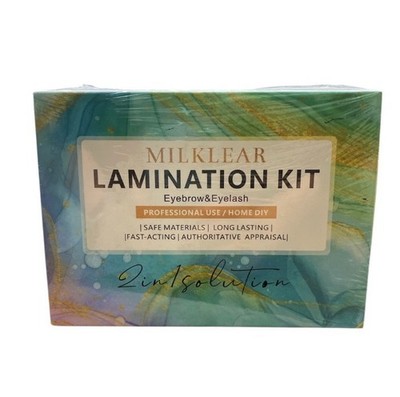 MILKLEAR Professional / DIY Eyebrow % Eyelash LAMINATION KIT - 2 in 1 Solution