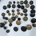 Lot US Military Buttons 40+ Vintage WW1 US Army Civil War SEE PICS