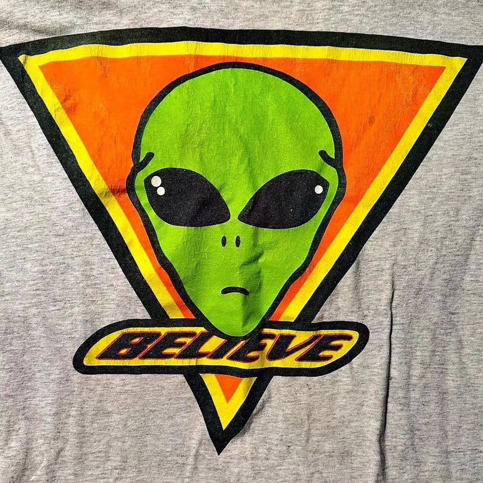 Camiseta de skate Believe Alien Workshop vintage años 90 Foto 2 de 3