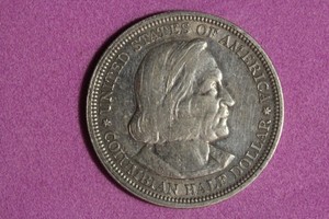 ESTATE FIND 1892 - Columbian Expo Commemorative Half Dollar!! #N08862