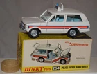 Vintage Dinky No. 254 Police Patrol Range Rover in Original Box - Diecast