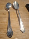2 Durgin Colfax Sterling Silver Spoons  5 5/8” Monogram