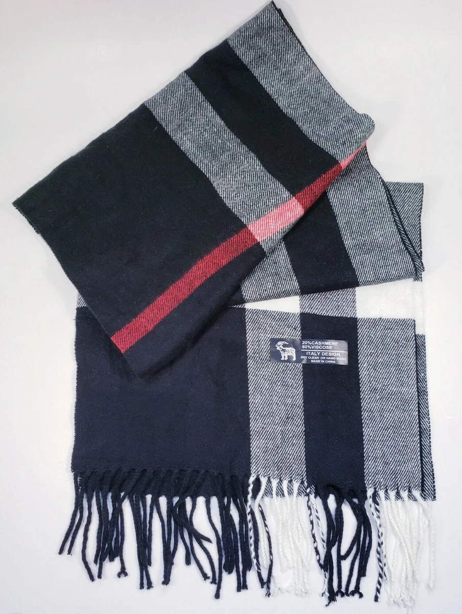 20% Cashmere 80% Viscose scarf. 12 x 64. Italian design very soft | eBay