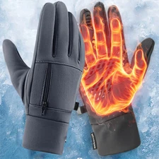 Men Women Winter Gloves Thermal Waterproof Windproof Warm Touch Screen Gloves