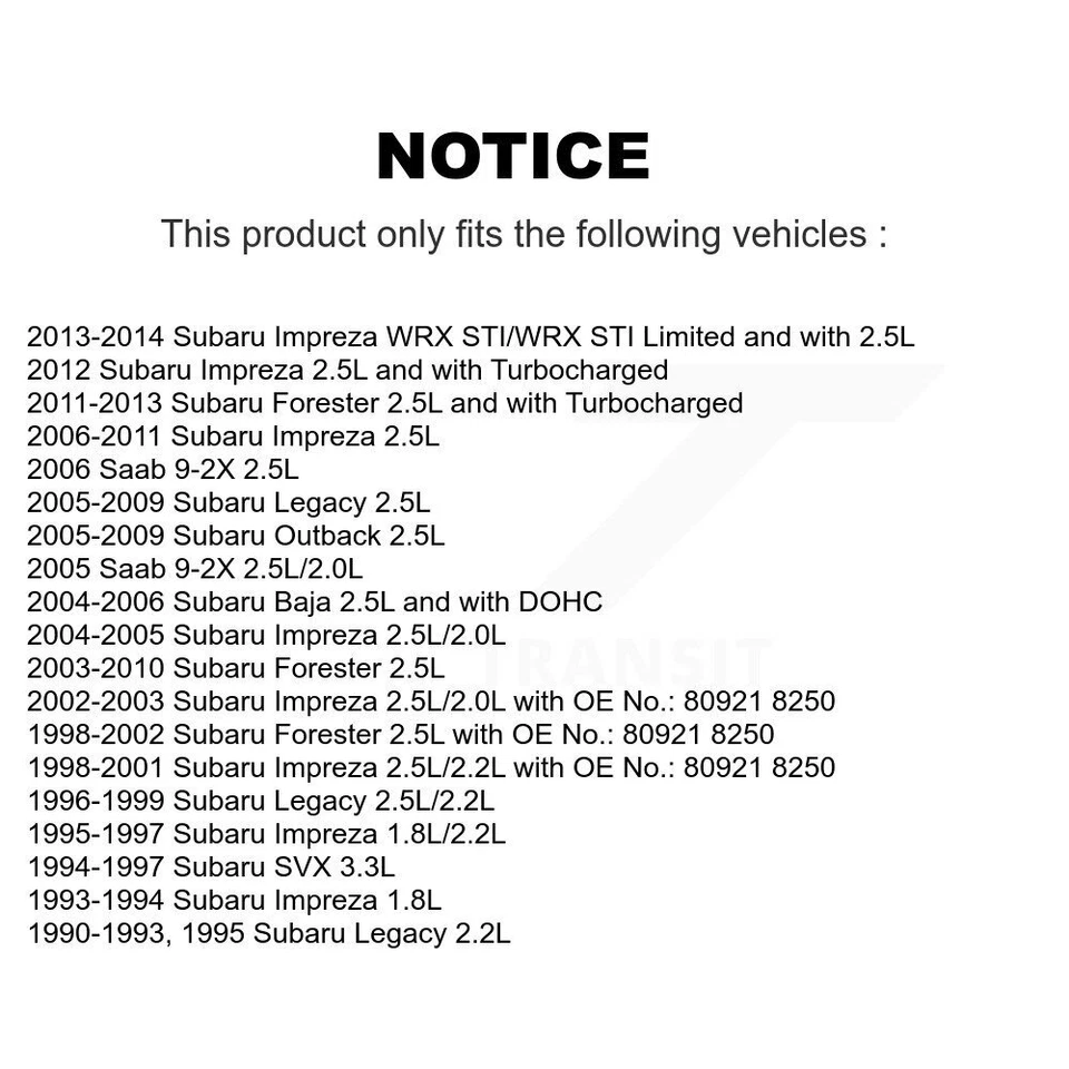 Alternator Power Steering Accessory Drive Belt For Subaru Forester Impreza Baja Foto 2 de 4