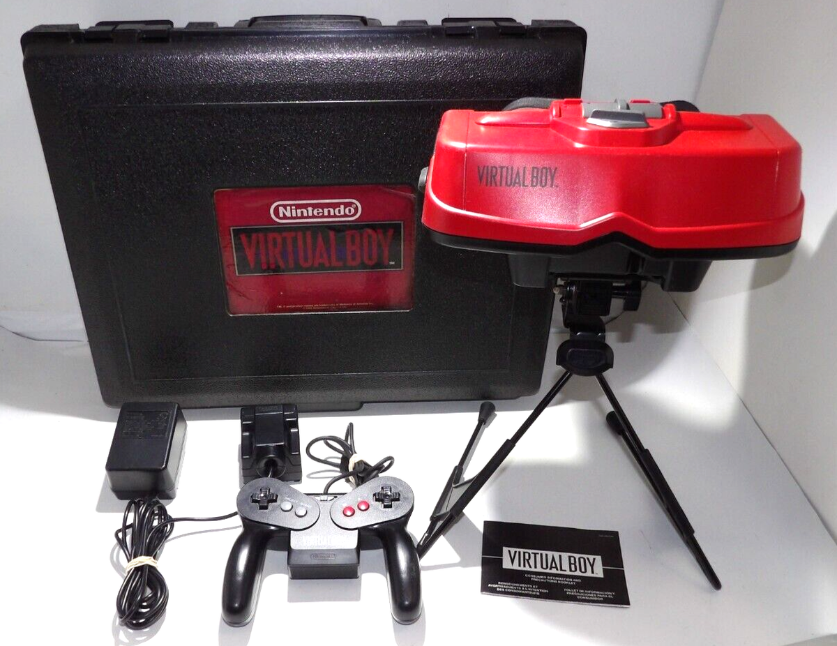 Nintendo Virtual Boy ゲームシステム 本体ソフト7本付き