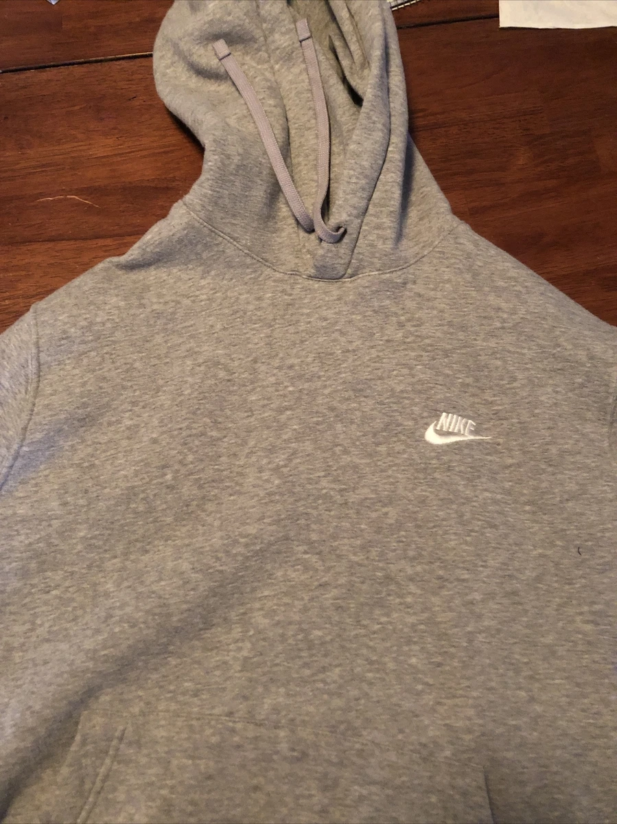 Nike hoodie hotsell light grey