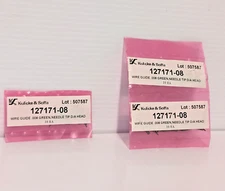 Lot of 3 packs: Kulicke + Soffa 127171-08, 10 count D/A Head Wire Guides, .008