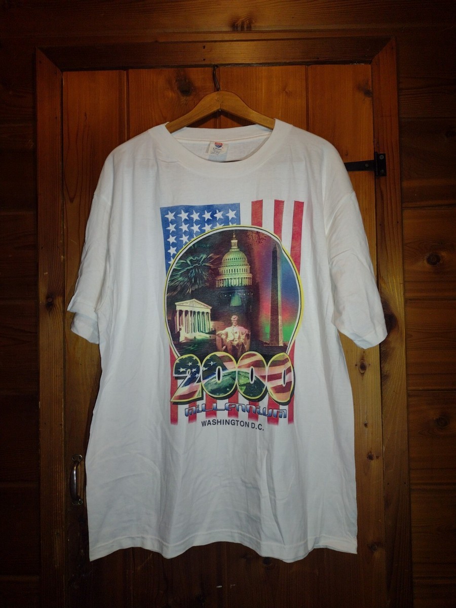 NEW Vintage Millenium 2000 Y2K Washington DC Shirt XL USA New Years 9/11 View 2