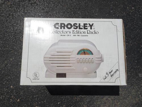Crosley Collector's Edition AM/FM Radio w/Cassette Player Model CR-3 ...