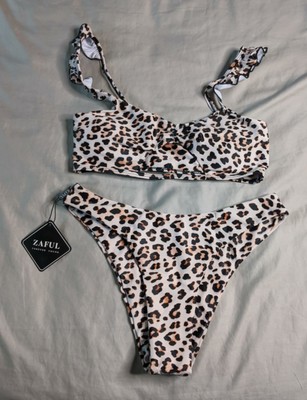 zaful leopard print bikini