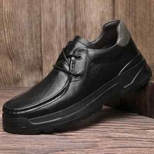 Genuine Leather Men Shoe Casual Lace Up Oxford Comfy Versatile Non-Slip Footwear