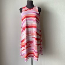 Calvin Klein sz 4 bright abstract shift mini dress