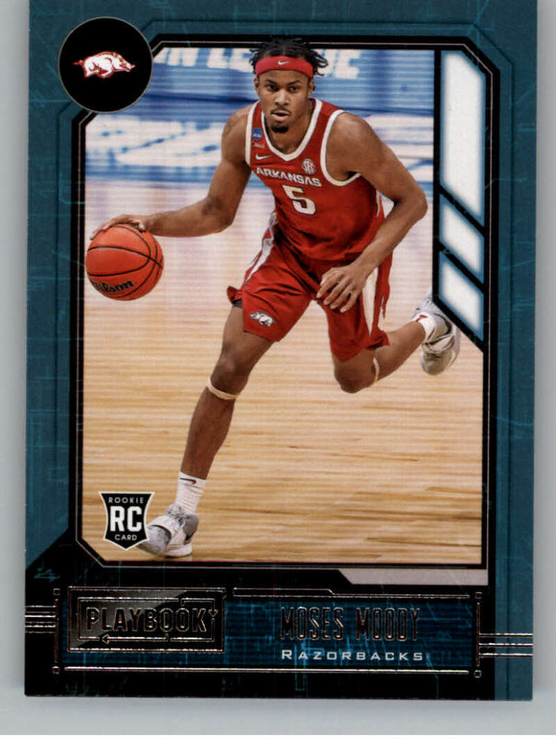 MOSES MOODY RC 2021-22 Chronicles Draft Playbook #328 ROOKIE Panini NB ID:138677
