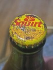 Vintage 16 oz. Green Glass Squirt Soda Pop Bottle Yellow Logo -Unopened — photo 4