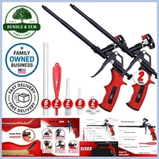 Insulation Foam Guns 2 Pack Heavy Duty Metal Dispensing Sealing Filling