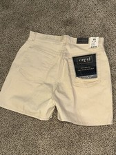 Lee Riveted Denim Shorts Vintage NWT Womens Sz 16 Almond Loose Fit Shorts    