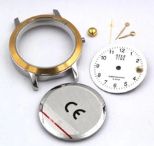 Watch Housing Ø 1 1/32in for Eta Quartz Movement with Dial Hand Set Krone