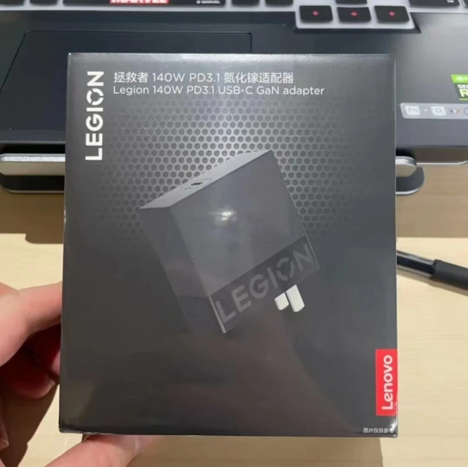 Cargador Rápido Original Lenovo Legion 140W USB-C GaN Adaptador Universal PD3.1 Foto 3 de 4