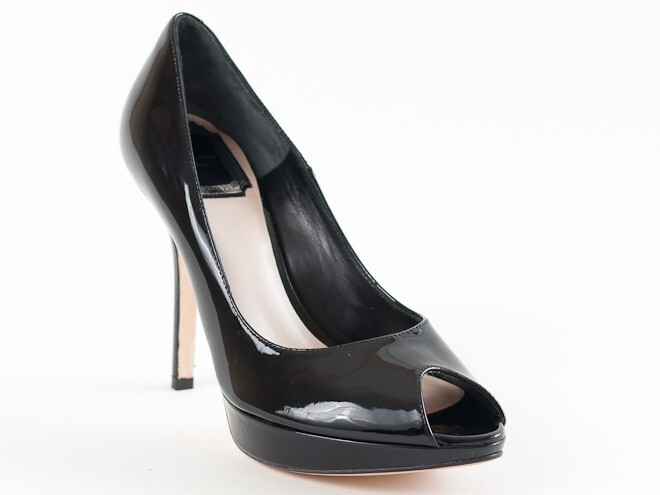 New Dior Black Patent Leather Shoes Size 38.5 US 8.5 | eBay display picture 1
