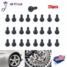 25pcs Tr412 Tire Rubber Valve Stem For Atv Lawn Mower Garden Tractor Short Stem