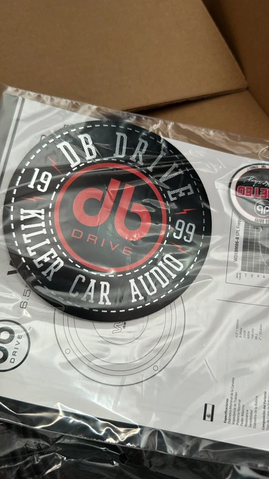 Db drive WDX8MB6 6in Mid-Bass LoudSpeaker (400Watts) 8 Ohm Voice Coil Pro Audio - Image 2 of 4