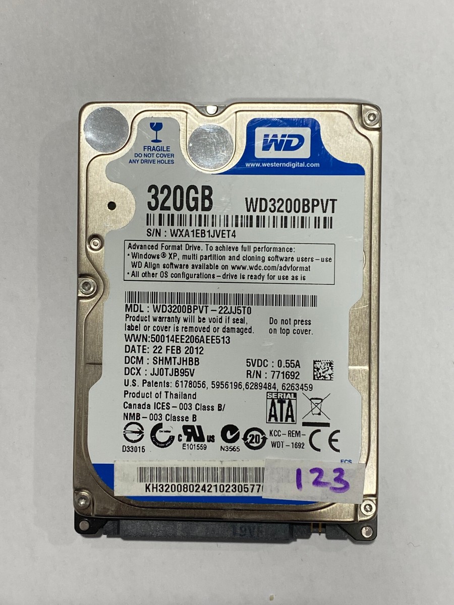 Wd RedPro Disco Rigido Western Digital WD3200LPVX 320 GB SATA III Per Portatili - 5400 RPM, 2,5 Pollici, Nuovo WD3200LPVX Portatile - Foto 7