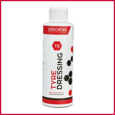 Gtechniq Auto T2 Reifenverband für Autos, Reifenreiniger weist Schmutz & Dreck ab 250ml