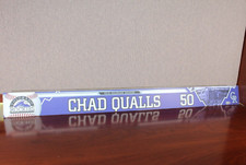 MLB Colorado Rockies Chad Qualls Game Used Locker Room Name Plate 2016
